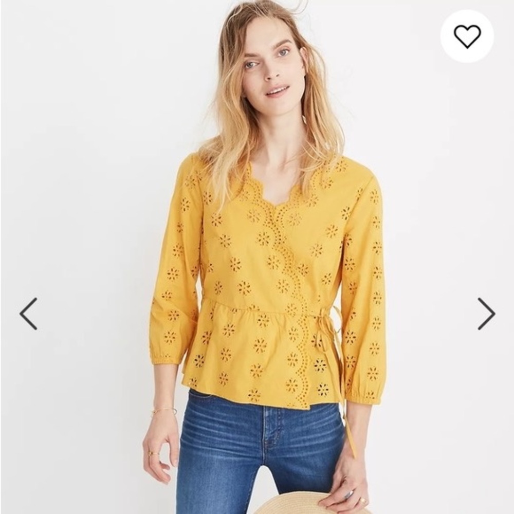 Madewell Marigold Eyelet Blouse